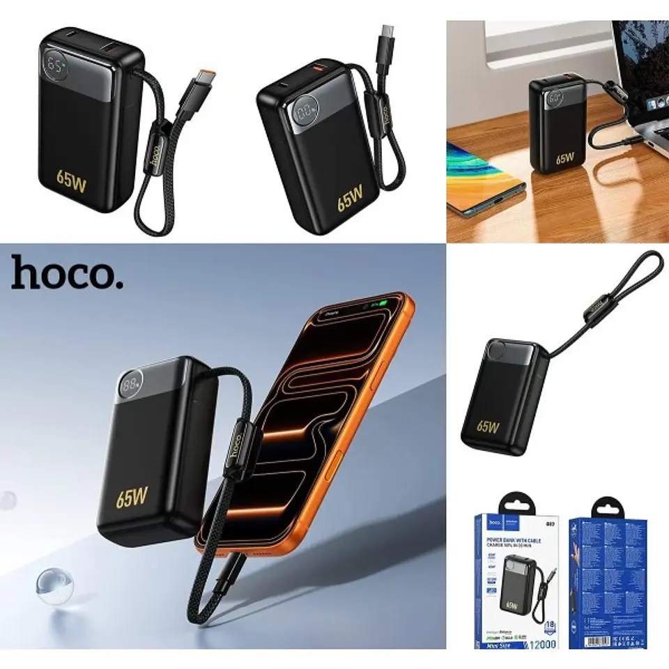 PowerBank HOCO Q53 12000 mAh 65W 3