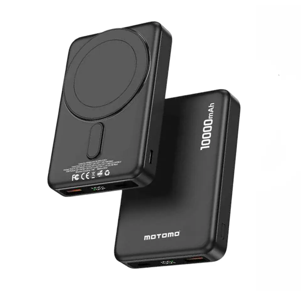PowerBank Motomo MO-PB5C 10000 mAh carga inalambrica Negro 1
