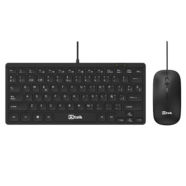 Kit teclado + mouse alambrico UTEK UT-KTDM220  1