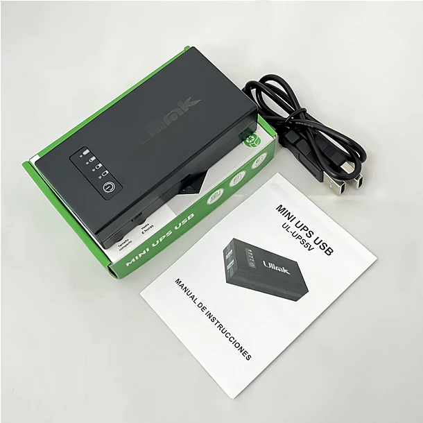 Mini UPS de 5200mah con puerto USB 5V/2A UL-UPS5V  2