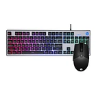 Kit teclado + mouse gamer HP KN300F RGB  3