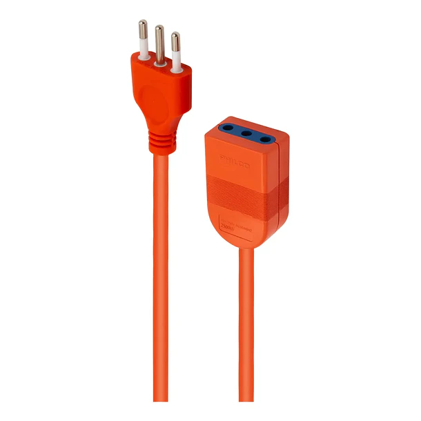 Extension electrica macho-hembra naranja PHILCO 20M  1