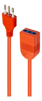 Extension electrica macho-hembra naranja PHILCO 20M  - Miniatura 1