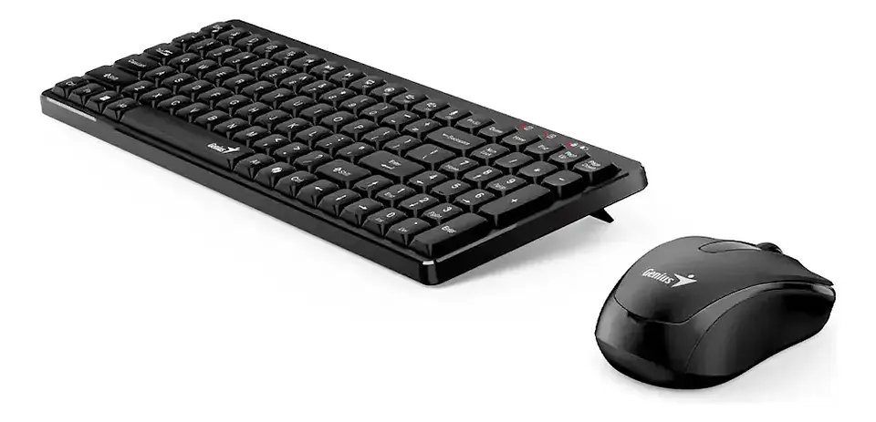 Kit teclado y mouse inalambrico 80% sin numerico Q8100 Genius  2