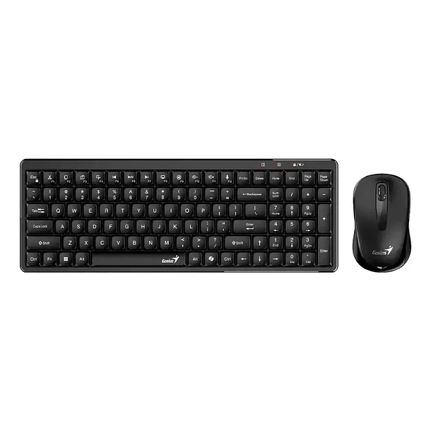 Kit teclado y mouse inalambrico 80% sin numerico Q8100 Genius  1