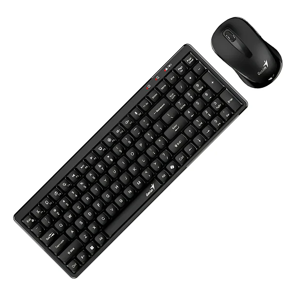 Kit teclado y mouse inalambrico 80% sin numerico Q8100 Genius  3