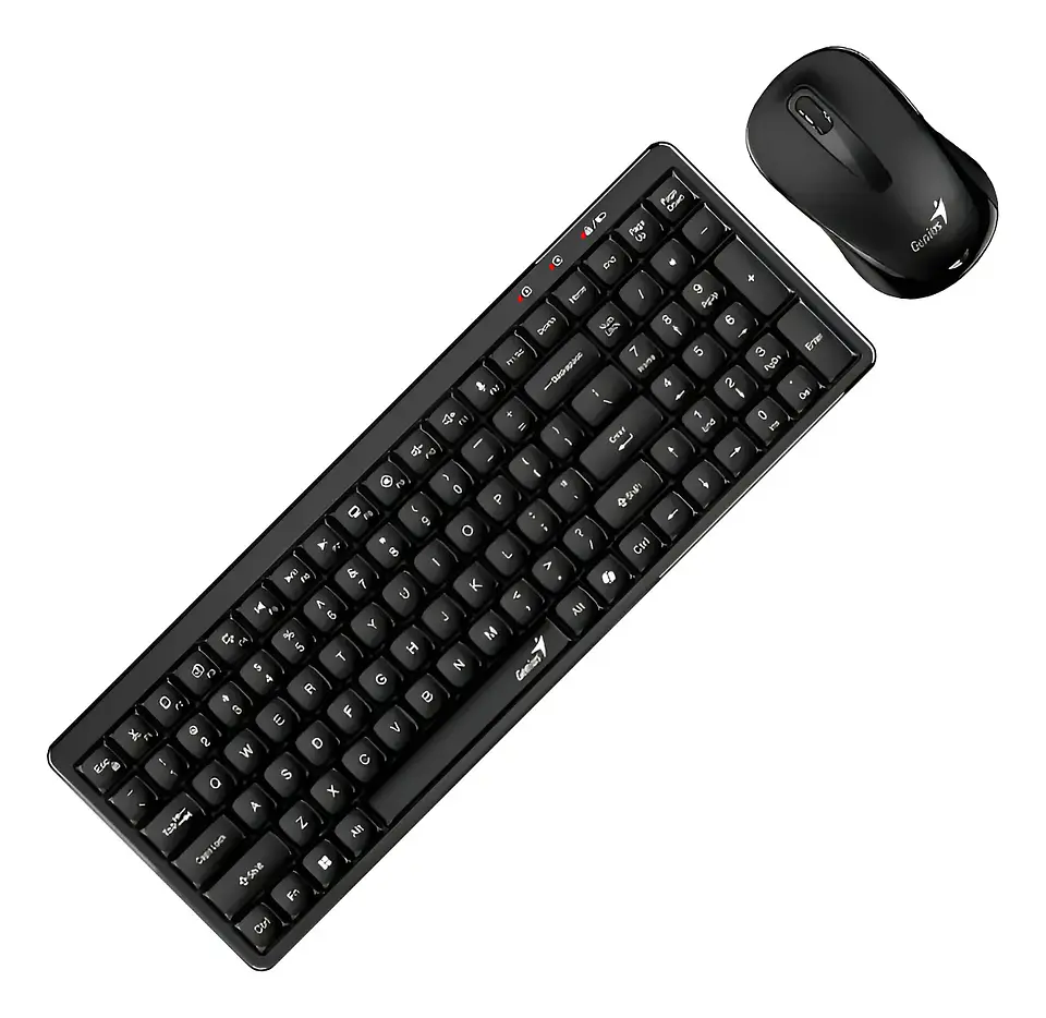 Kit teclado y mouse inalambrico 80% sin numerico Q8100 Genius  3