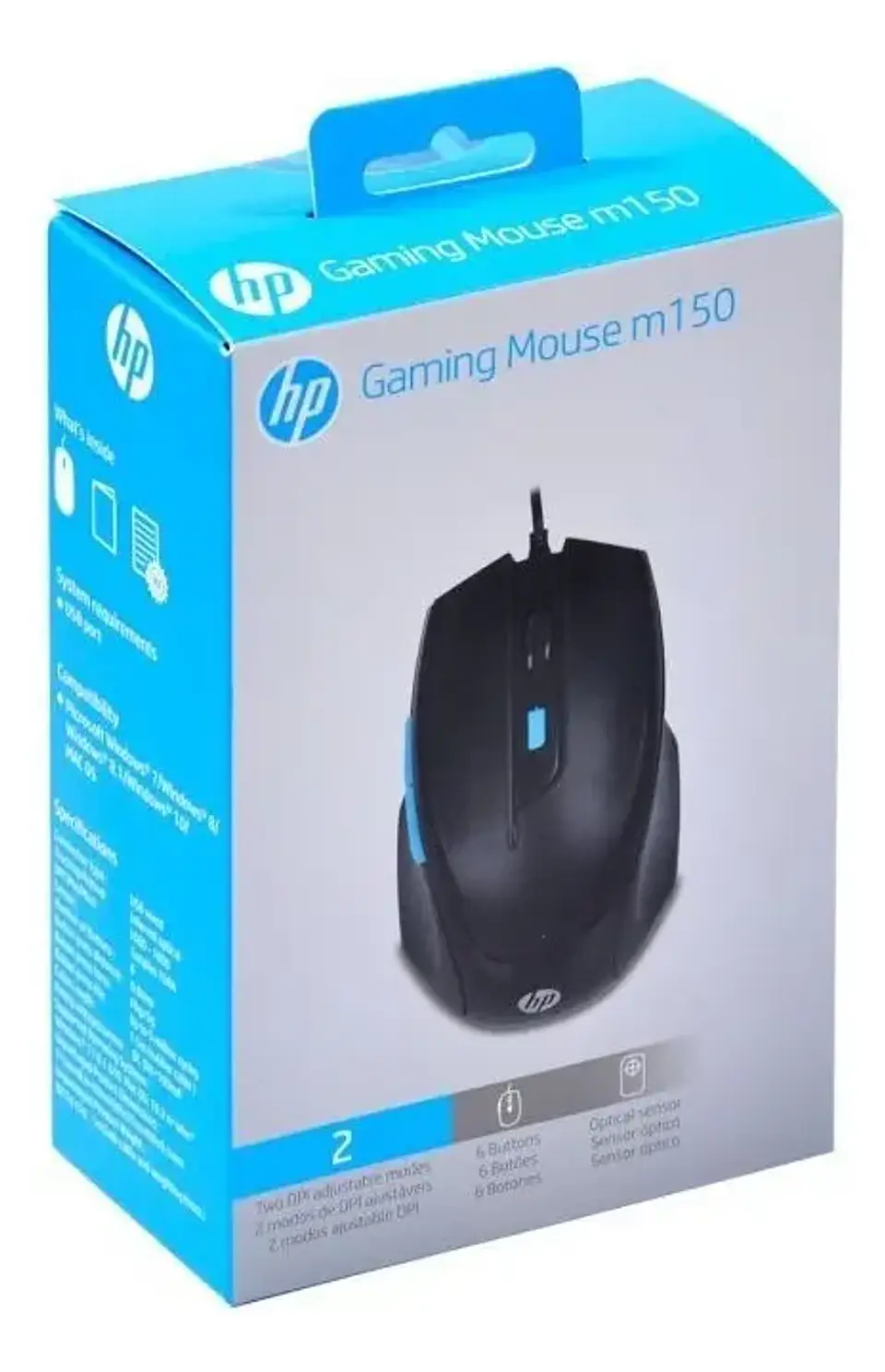 Mouse Gamer HP M150 Negro  3
