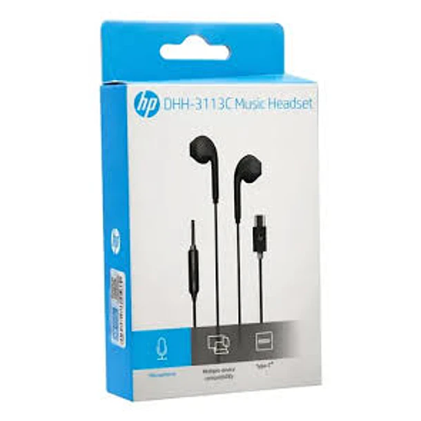 Audifonos tipo C HP DHH3113C Negro  2