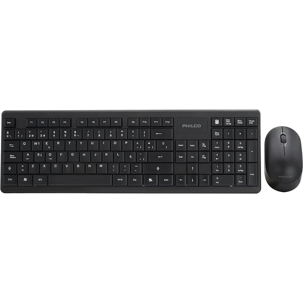 Combo teclado + mouse inalambrico philco 6314N  2