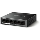Switch 6 puertos 10/100 mbps desktop 4-port POE+ 40W  3