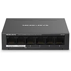 Switch 6 puertos 10/100 mbps desktop 4-port POE+ 40W  1