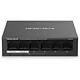 Switch 6 puertos 10/100 mbps desktop 4-port POE+ 40W 