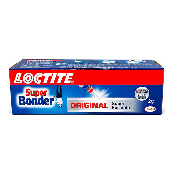 Adhesivo Instantaneo Super Bonder Original 2gr Loctite 3