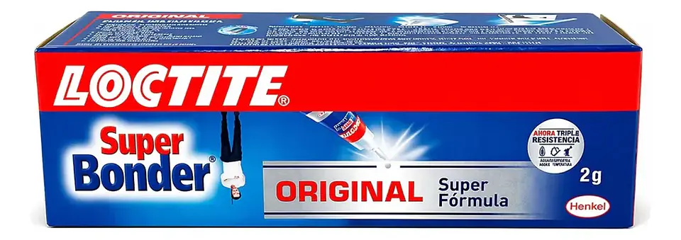 Adhesivo Instantaneo Super Bonder Original 2gr Loctite 3