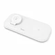 Base de carga 3 en 1 android / apple cw65 blanca
