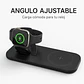Base de carga 3 en 1 android / apple cw65 negra - Miniatura 2