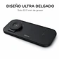 Base de carga 3 en 1 android / apple cw65 negra - Miniatura 5