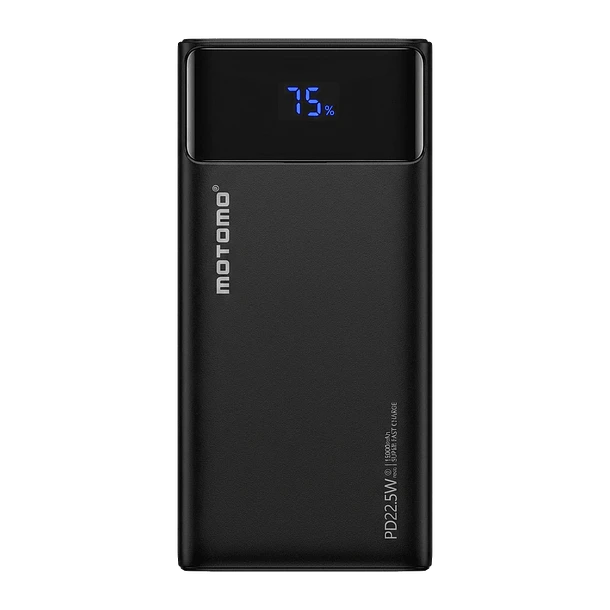 Bateria portatil 10.000mAh 3 cables carga rapida 22.5W MO-26L 2