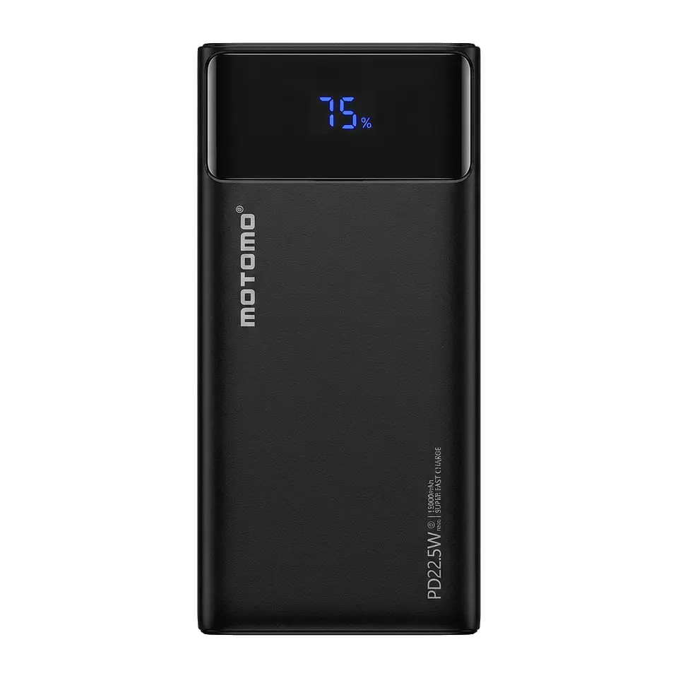 Bateria portatil 10.000mAh 3 cables carga rapida 22.5W MO-26L 2
