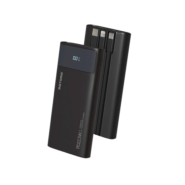 Bateria portatil 10.000mAh 3 cables carga rapida 22.5W MO-26L 1