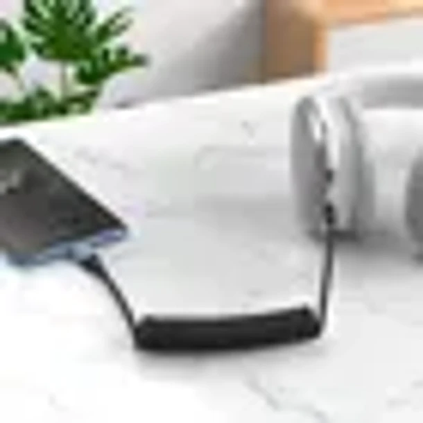 Cable de audio auxiliar 3.5 a USB-C trenzado tipo resorte 3