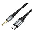 Cable de audio auxiliar 3.5 a USB-C trenzado tipo resorte 5