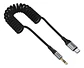 Cable de audio auxiliar 3.5 a USB-C trenzado tipo resorte - Miniatura 6