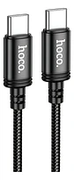 Cable Tipo C a Tipo C Hoco X109 2 Metro 60w Negro - Miniatura 1