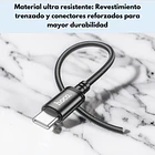 Cable Tipo C a Tipo C Hoco X109 2 Metro 60w Negro 4