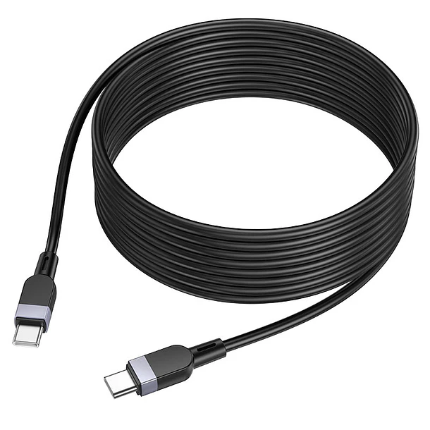 Cable Tipo C a Tipo C Hoco X109 2 Metro 60w Negro 2