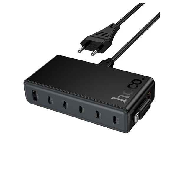 Cargador 6 en 1 C152A 5 USB-C + 1 USB 3.0 3