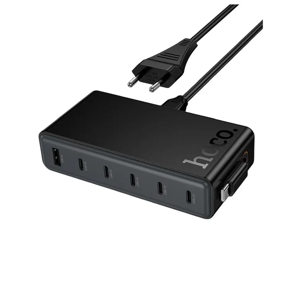 Cargador 6 en 1 C152A 5 USB-C + 1 USB 3.0 3
