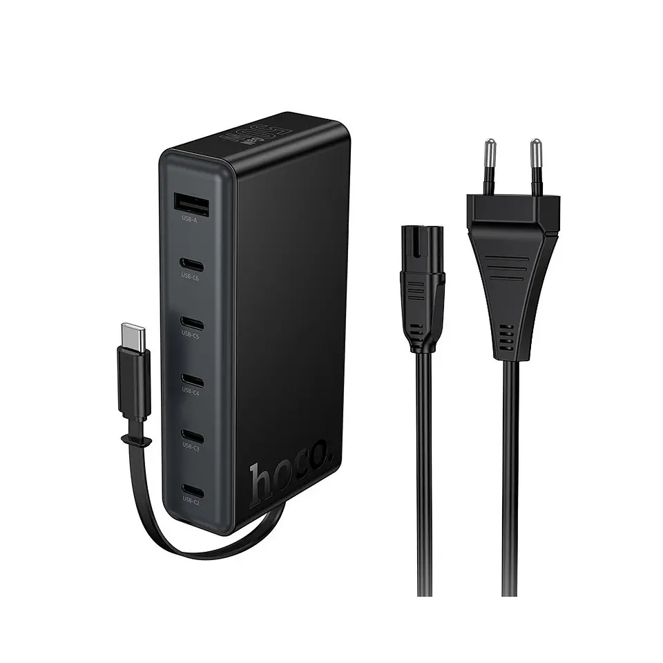 Cargador 6 en 1 C152A 5 USB-C + 1 USB 3.0 2