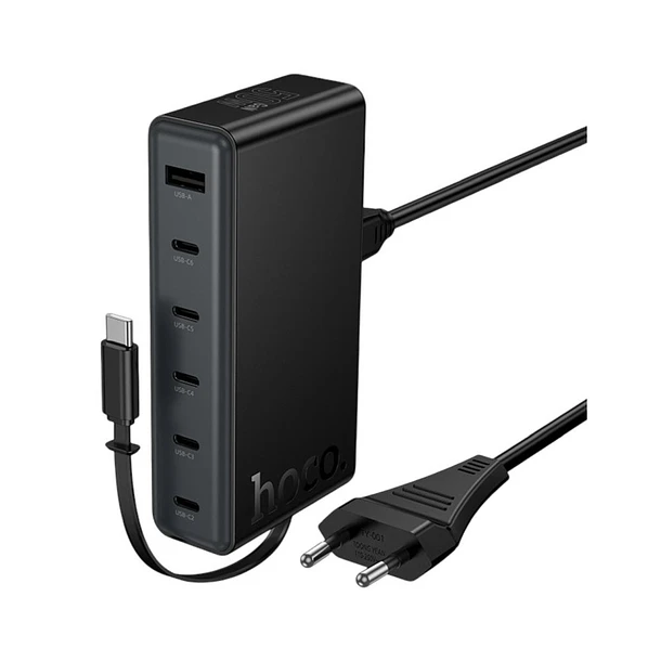 Cargador 6 en 1 C152A 5 USB-C + 1 USB 3.0 1