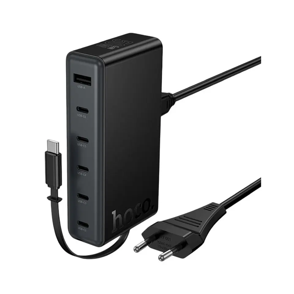 Cargador 6 en 1 C152A 5 USB-C + 1 USB 3.0 1