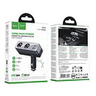 Cargador de Auto Hoco Z65b 240w Dual Puerto Tipo C Encendedor 2