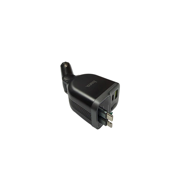 Cargador De Auto 4 En 1 Hoco Ace1 Led 80w Negro 2