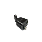Cargador De Auto 4 En 1 Hoco Ace1 Led 80w Negro 5