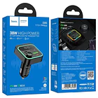 Cargador de Auto Transmisor Hoco E85 Rgb 20w Qc 3.0 Negro 3