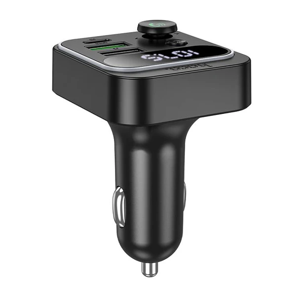 Cargador de Auto Transmisor Hoco E85 Rgb 20w Qc 3.0 Negro 2