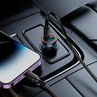 Cargador de Auto Borofone Bz32a Dual Usb Tipo C Gris 3