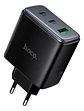 Cargador Carga Rapida Hoco C160a 65w Triple Negro - Miniatura 1