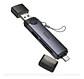 Lector De Tarjetas 3 En 1 Tipo C Sd Micro Sd + Usb Hoco Hb56 - Miniatura 2