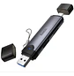 Lector De Tarjetas 3 En 1 Tipo C Sd Micro Sd + Usb Hoco Hb56 - Miniatura 1