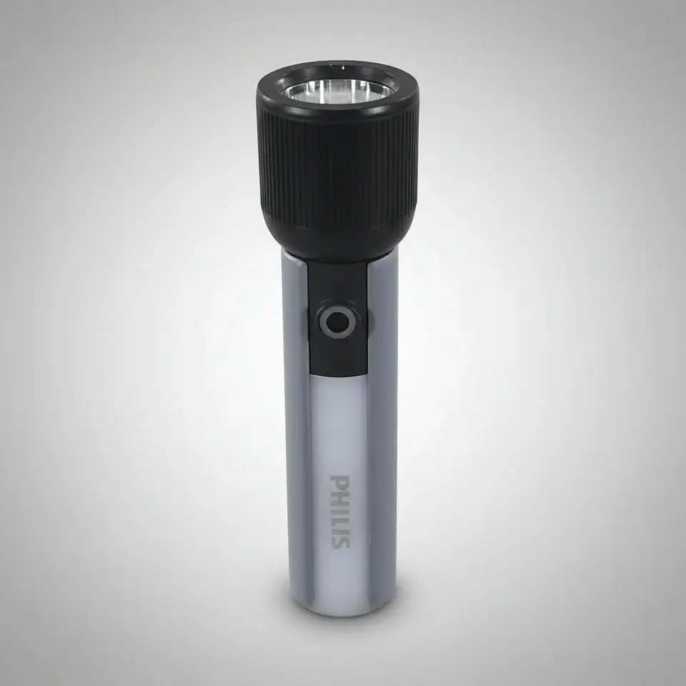 Linterna Philips recargable tipo C LED 2000 MAH 330 LUMENES  2