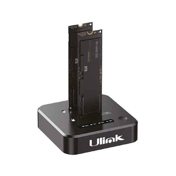 Docking Station SSD NVME funcion de clonado Mod. UL-DCKCL2 1