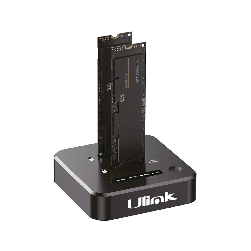 Docking Station SSD NVME funcion de clonado Mod. UL-DCKCL2 1