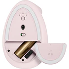 Mouse Ergonónico Inalámbrico Logitech Lift Vertical 4000DPI 6 BT Rosado 5