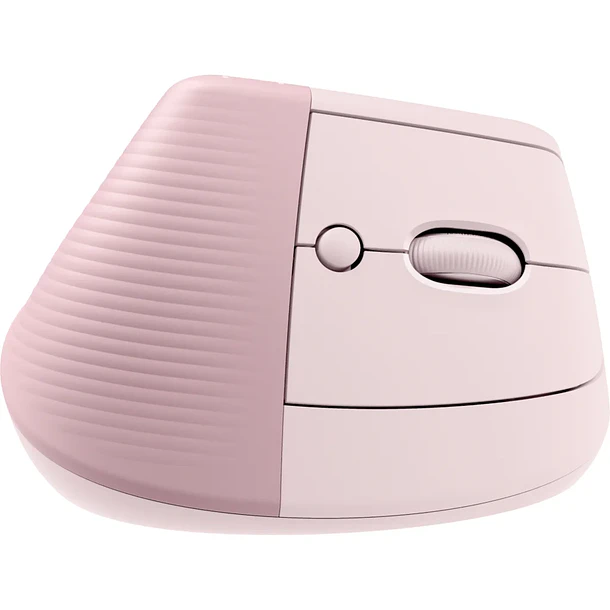 Mouse Ergonónico Inalámbrico Logitech Lift Vertical 4000DPI 6 BT Rosado 3